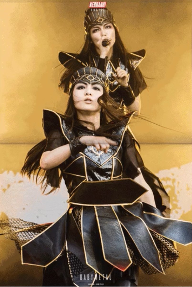 Babymetal Kerrang のベビメタ ポスターにゆいちゃん 佃井皆美さんブログ更新 ちゃうねん Teeサンプル完成 漆黒の招き猫